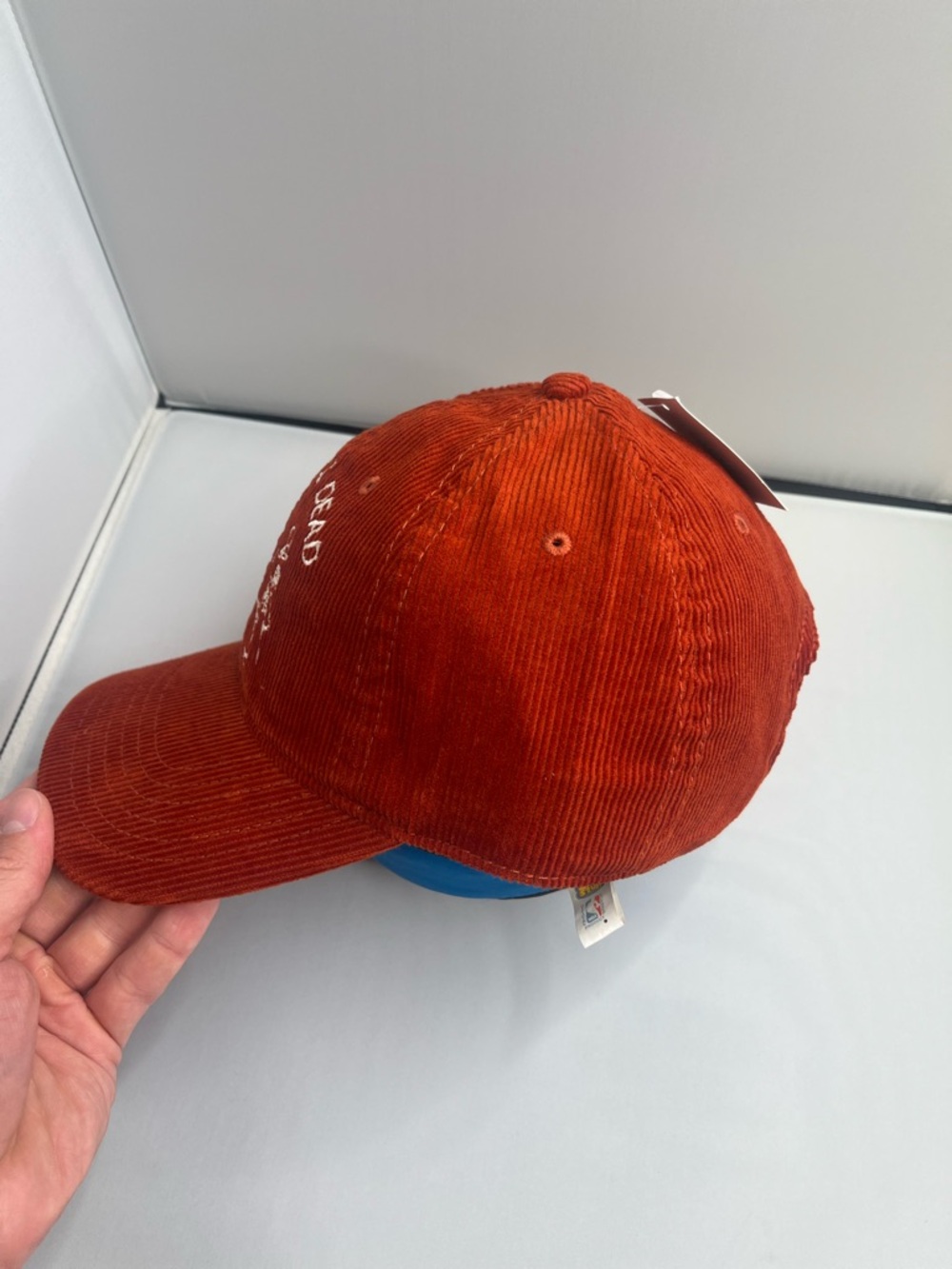 NWT New Grateful Dead Orange Corduroy Hat Baseball Cap OS Vintage Vtg 90s 00s - Picture 4 of 10